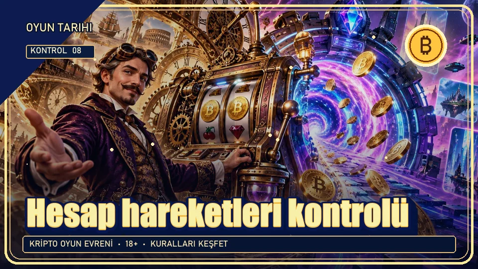 Hesap hareketleri için kripto temalı kontrol görseli