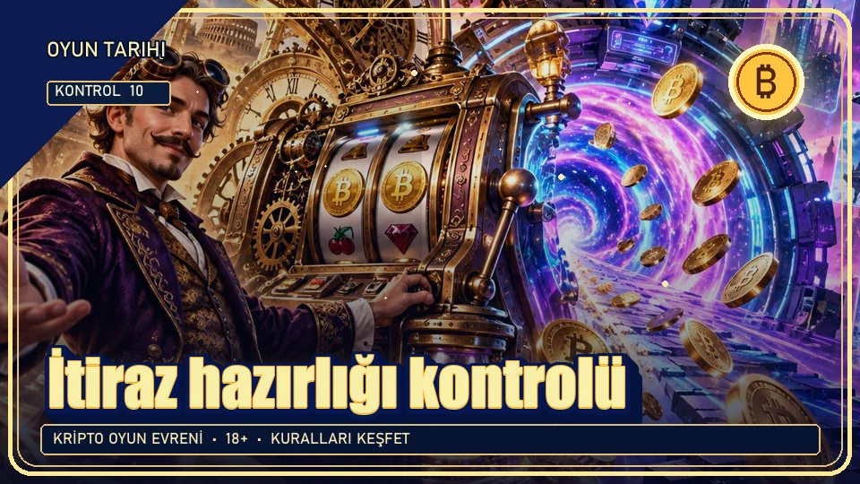 İtiraz hazırlığı için kripto temalı kontrol görseli