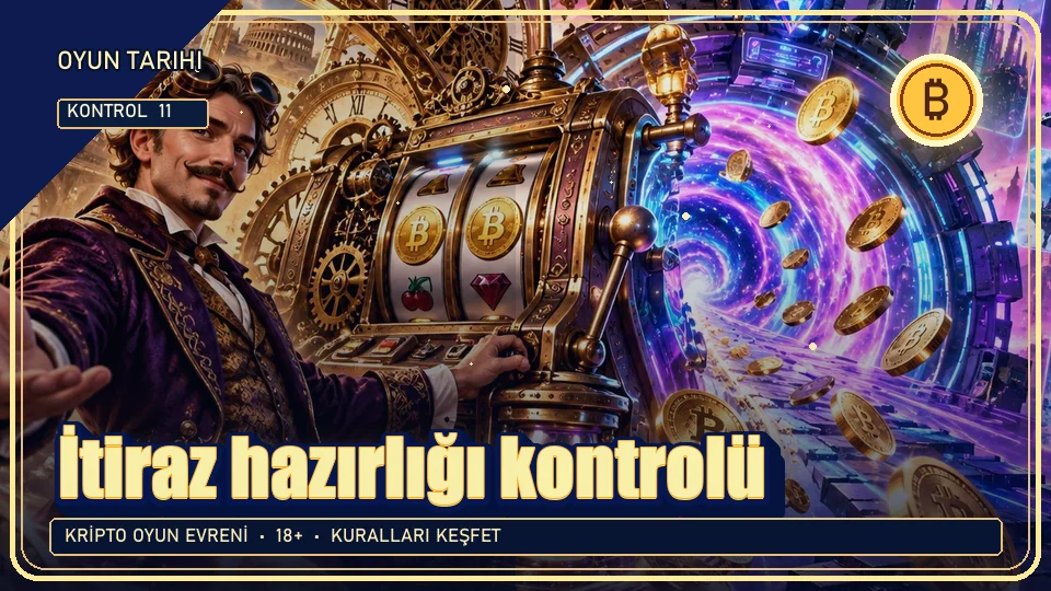 İtiraz hazırlığı için kripto temalı kontrol görseli